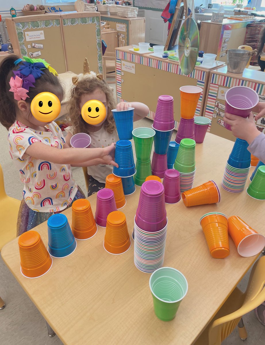 🤩 wow, we made it to 💯 days of school! We had so much fun counting and building using 100 cups. @30Q398 <a href="/nycdistrict30/">District 30</a> #prekforall #100daysofschool