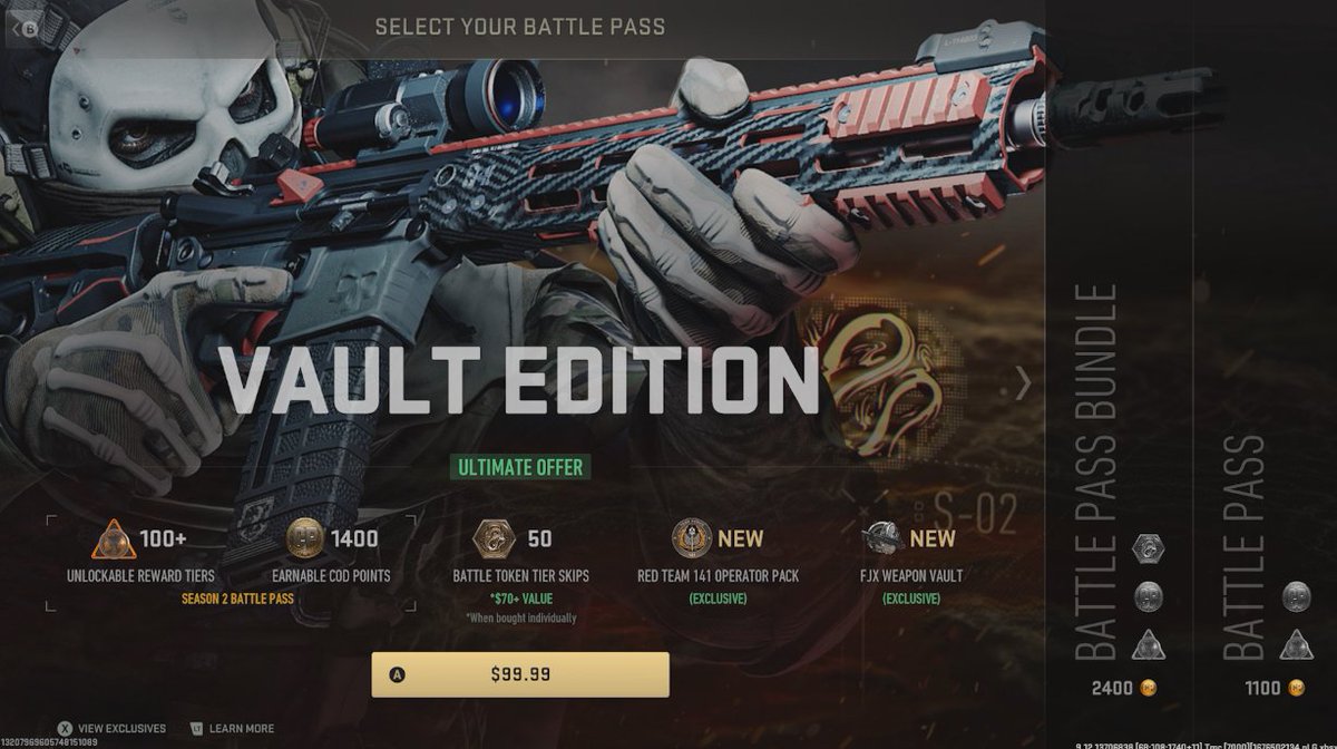 bruh, I have the vault edition already. Why ain't this working right?