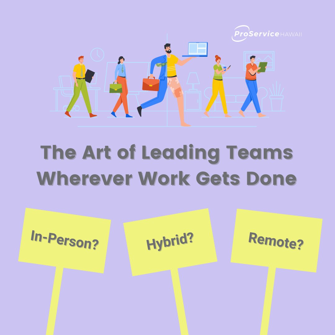ProServiceHI's tweet image. Join us next week for a thought-provoking discussion on maximizing retention and performance wherever your people work. Our business leaders will share why they’re pursuing different work policies and their tips and tricks for success. Save your seat now! hubs.la/Q01Cx3Ft0