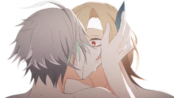 #カヴェアル始めて一番最初の絵と最新の絵を比べて自己肯定感を上げるためのタグ仲良くなっとる…… 