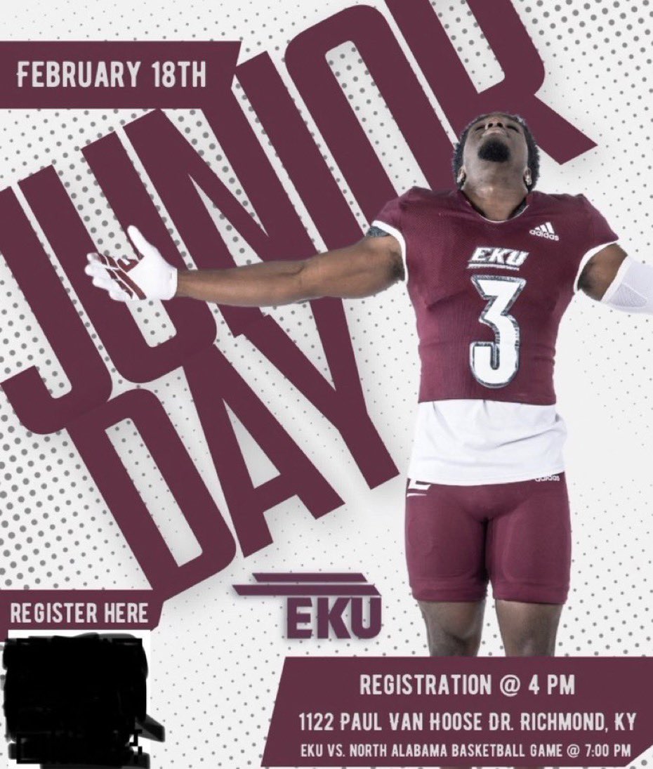 Do to school and family matters thanks to @Emily_muse0305 I rescheduled my junior day visit for this Saturday 🙏🏾🙏🏾 @EKUWWells @EKUFootball @CoachDerekDay @RWrightRivals @GHamilton_On3 @MohrRecruiting @On3Recruits @polk_way @OreyFerrell #expect2win