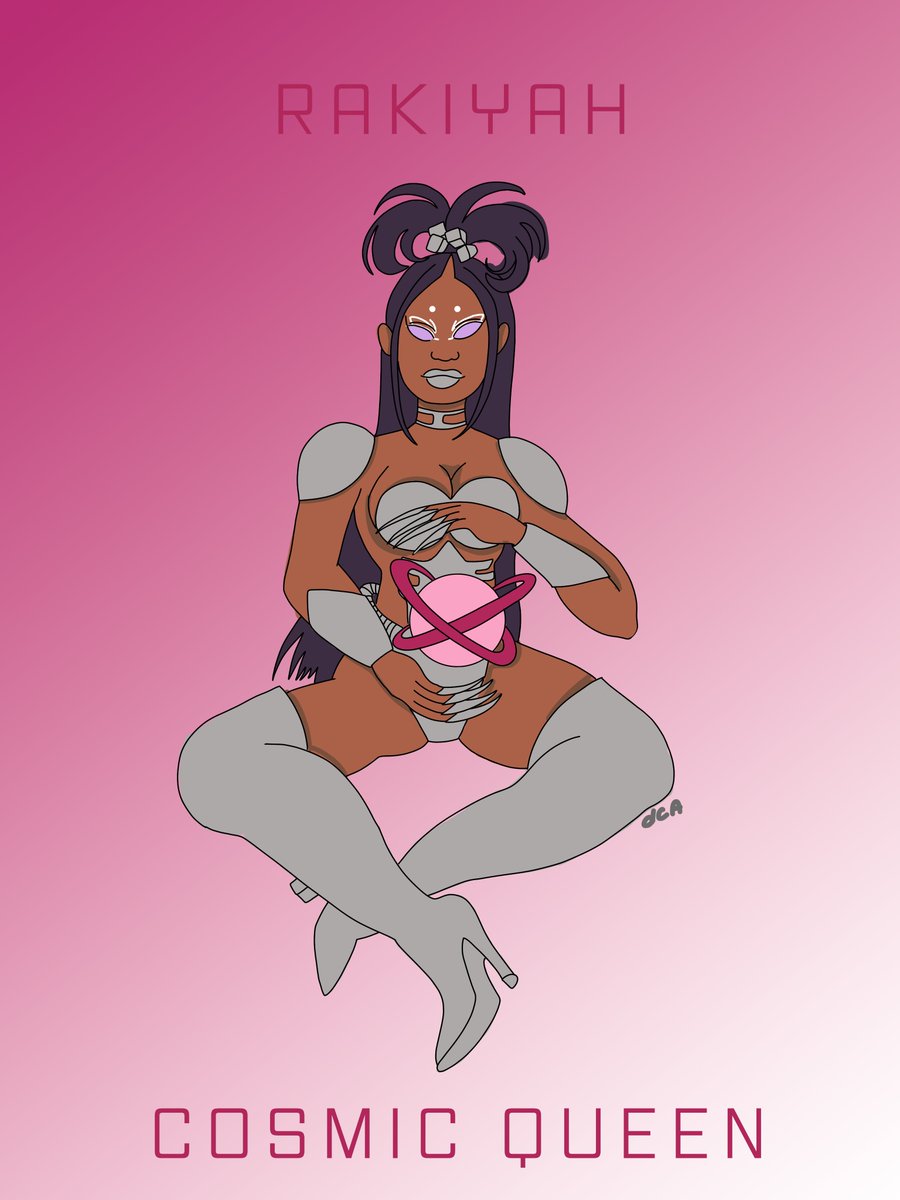 dekkarasu's tweet photo. Looking forward to the EP @rakiyahinspace here's some fanart i whipped up to kick off the celebration.🚀✨ https://t.co/i6rWrJOGVb