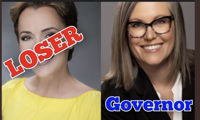 @MikeSington The great state of Arizona declared a winner, and it wasn't Kari. She needs to take a hike and disappear. #RespectTheVote