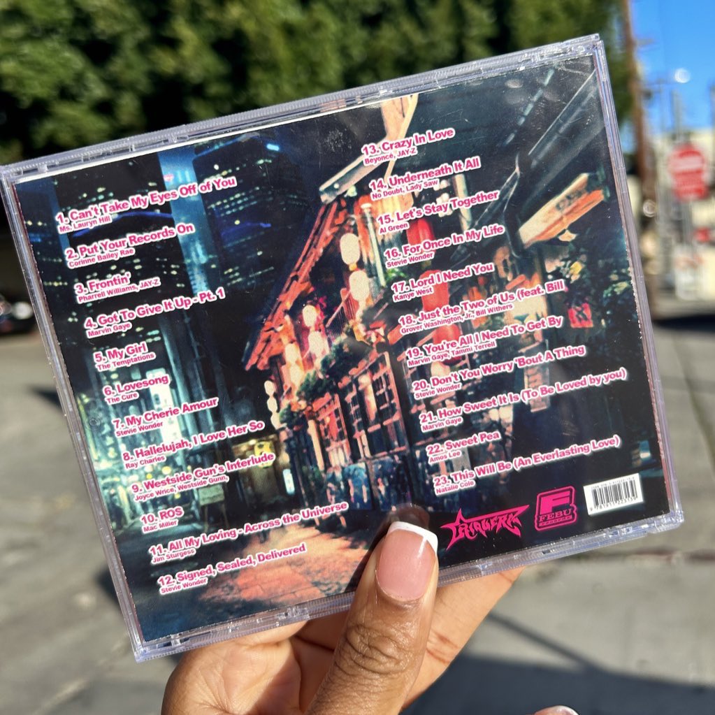 quenblackwell's tweet photo. My boyfriend gave me the most thoughtful valentine’s day gift i’ve ever received. He deadass MADE every aspect of this mixtape and commissioned an artist to remake one of my ig pics into a drawing of me. I cried. https://t.co/ZQFlAbHNFs