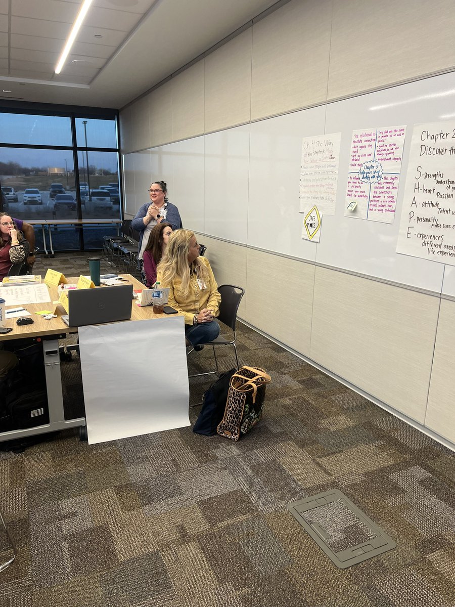 Leaders sharing wisdom! #TheWayOfTheShepherd #AmazingTeam <a href="/EMSISD/">EMS ISD</a>