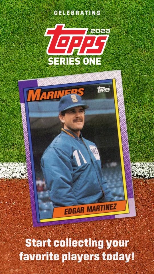It's officially baseball season and there's no better way to celebrate than by collecting #ToppsSeriesOne! I’m celebrating #MyToppsCard with this blast from the past! ⁦@Topps⁩