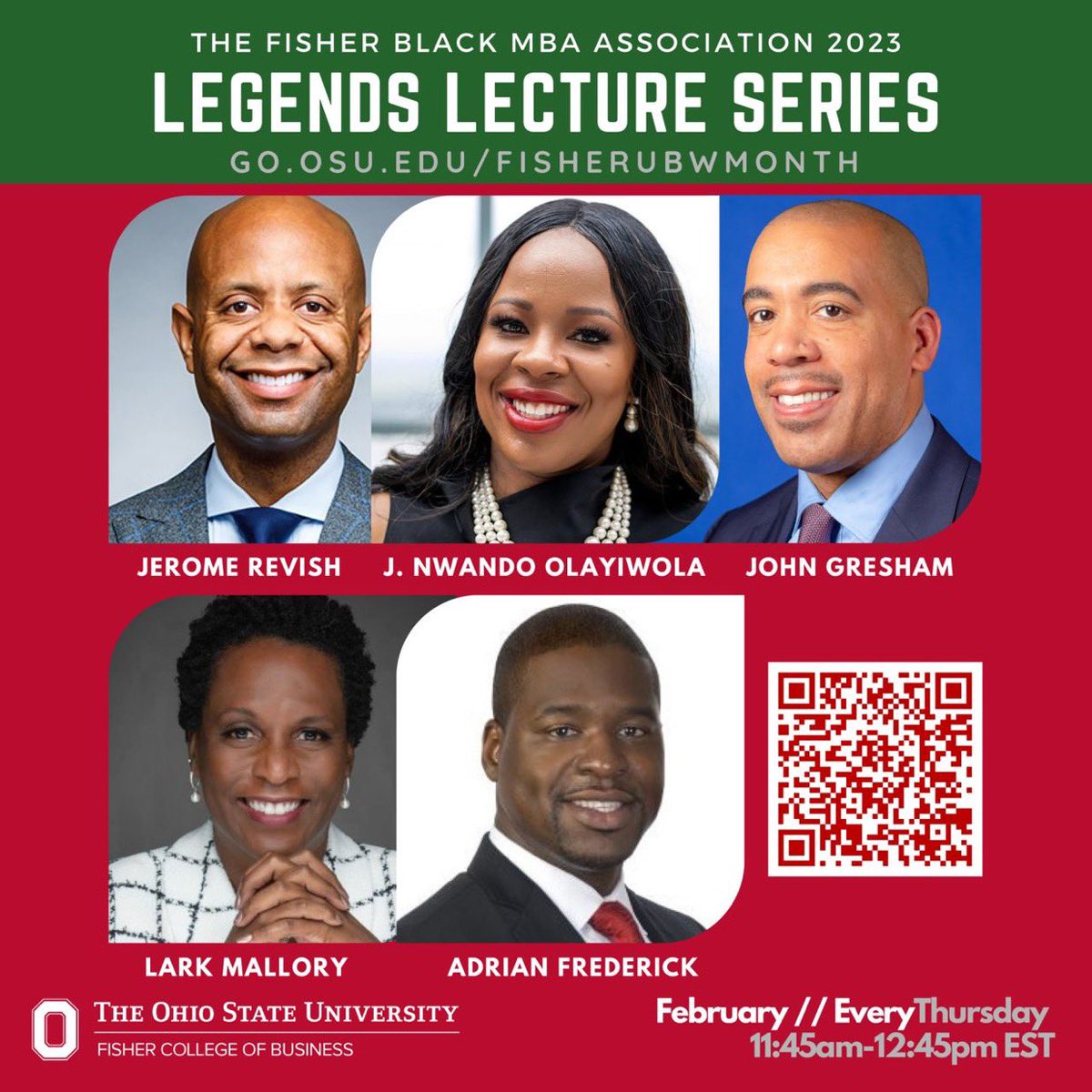 Looking forward to sharing more about <a href="/Humana/">Humana</a>’s approach to #healthequity and the business value of investing in this work at the <a href="/FisherOSU/">Fisher College of Business</a> #BlackMBA Legends lecture series on February 16! Virtual or in person is possible. More details on the flyer! <a href="/KesslerHurd/">Kessler Hurd</a>
