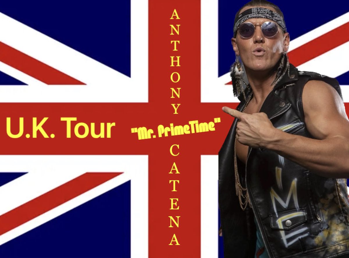 Proud to announce my first international tour starting next Monday. Thank you to the great companies and people who are helping make this possible! 
•
•
#wwe #aew #unitedkingdom #uktour #ukwrestling #professionalwrestling #aewdark #nwa #impact #nxt #wwenxt
