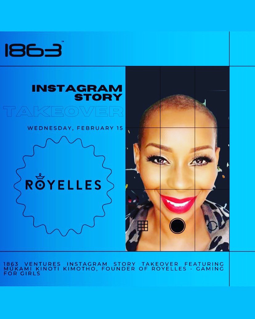 RoyellesRev's tweet photo. Check out @1863ventures #instagram stories for a preview of todays IGTakeover! 

#royellesrevolution #girlcrusader #mukamikinotikimotho 🎮🚀🔥🖤 #bhm #blackhistorymonth #startup #blackexcellence #blackowned #blackownedbusiness #blackgirlmagic #wednesday #gamergirl #ceo https://t.co/x69vWmfzAx