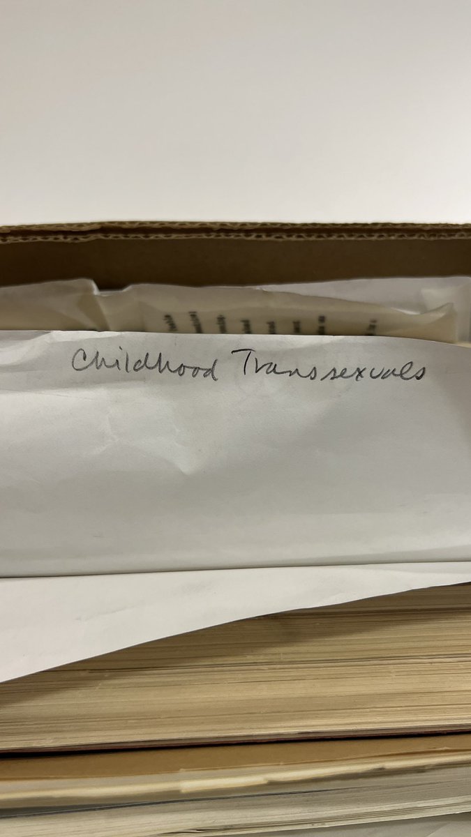 I’m at the archives and found dozens of trans kids’ stories from the 1950s-1970s that haven’t been publicly reported on. One psychiatrist saw 100s of young trans patients over this span. Most hid their trans status, which is why there are now “more” of us. We’re truly nothing new
