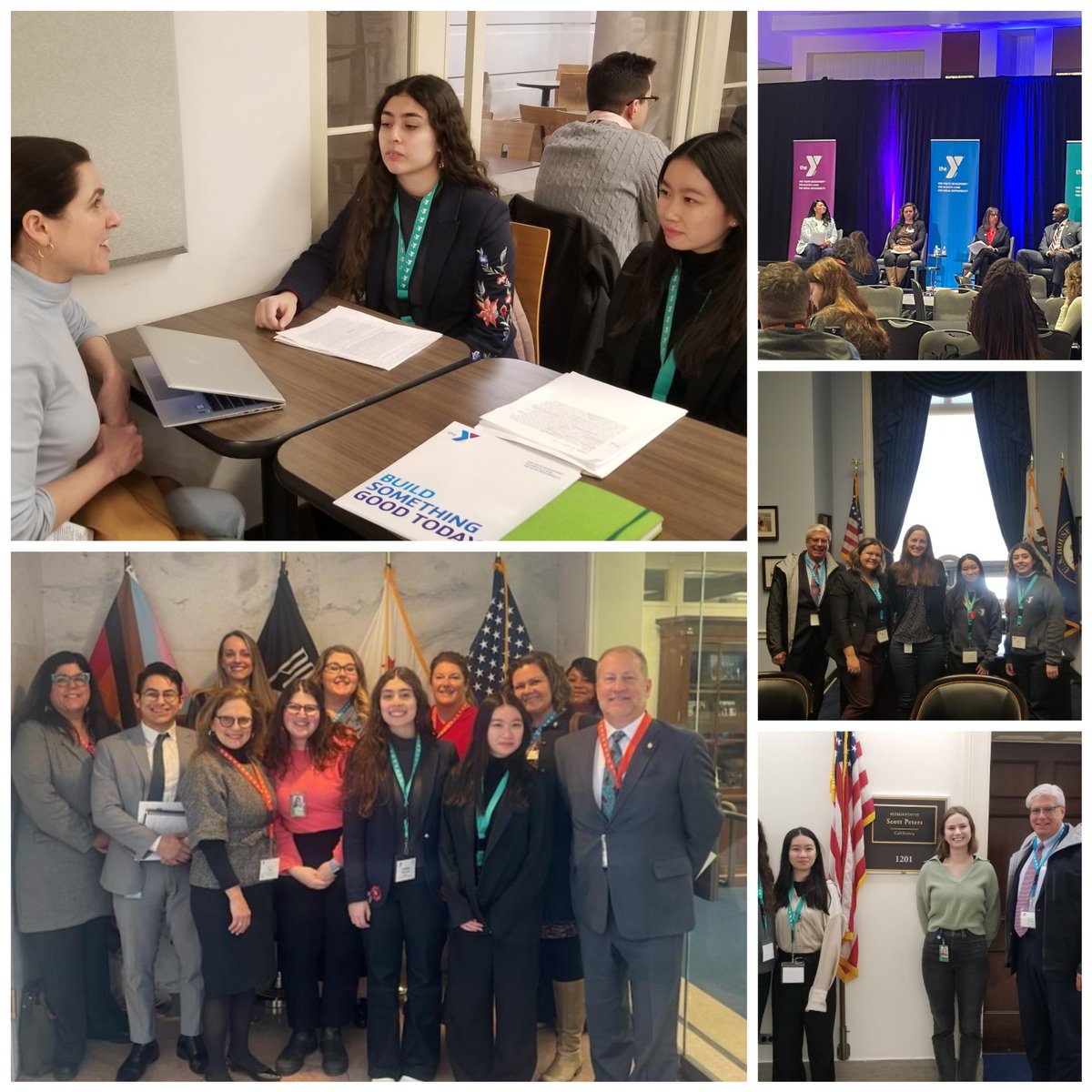 ✈📣 Reunited with nearly 400 @YMCAadvocacy advocates for Y National Advocacy Days. Sharing this work w/ @ymcayag teens is the best! 
✅#childcare & 21 century  ✅#chronicdiseaseprevention ✅#civiengagement 
TY to our #California members & teams for your continued support.
