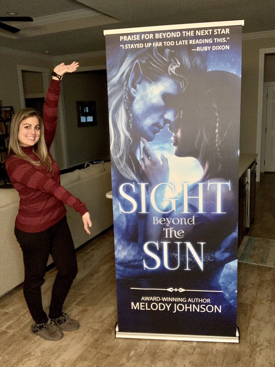 My larger than life characters in Sight Beyond the Sun are now literally larger than life LOL!! I never get tired of staring at my gorgeous cover - thank you Trif Book Design!! #bookfest #romancebooks #booksigning #bookcover #banners #bookstagram