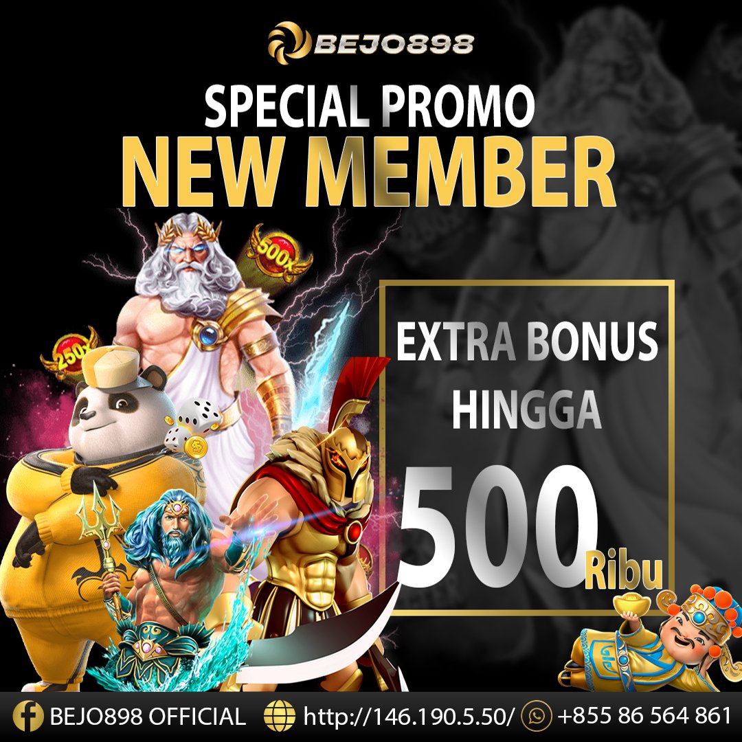 bejo898official's tweet photo. Promo khusus new member situs judi terpercaya BEJO898
Daftar sekarang dan adu keberuntungan kamu disini
.
.
#bejo898 #slot #doge #buildjakapan #color #malamjumat #bigwinslot #bigwin #bitcoin #binance #kamis https://t.co/uNkn1AGrHL
