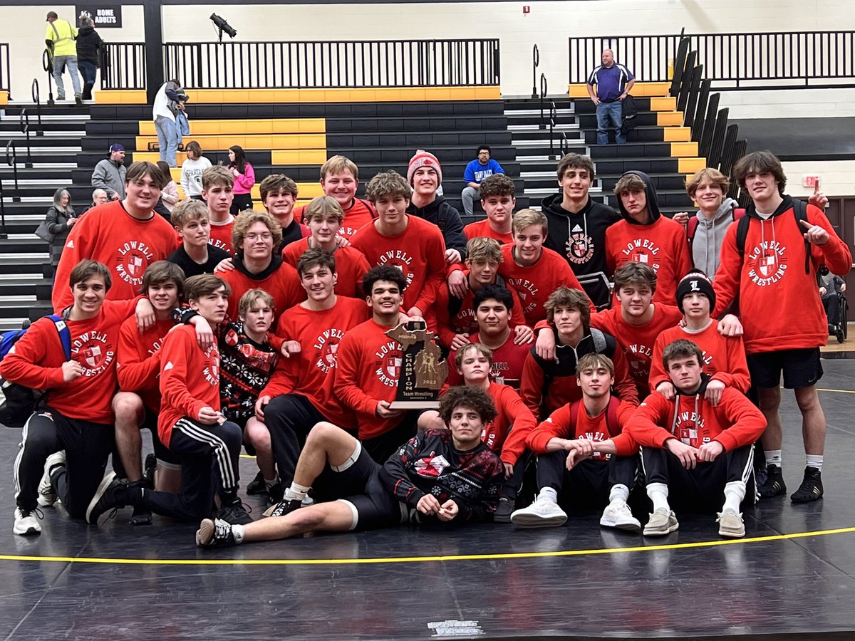 lowellwrestling's tweet image. 2023 Team Regional Champions!