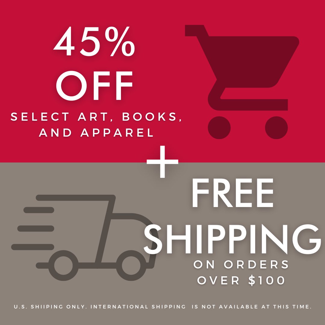 Shop 45% OFF select art, books, and more + FREE SHIPPING on orders of $100 or more. Shop now at civa.3dcartstores.com.

Shipping is available to U.S. addresses only. 
#shop #art #christianart #christianartist #