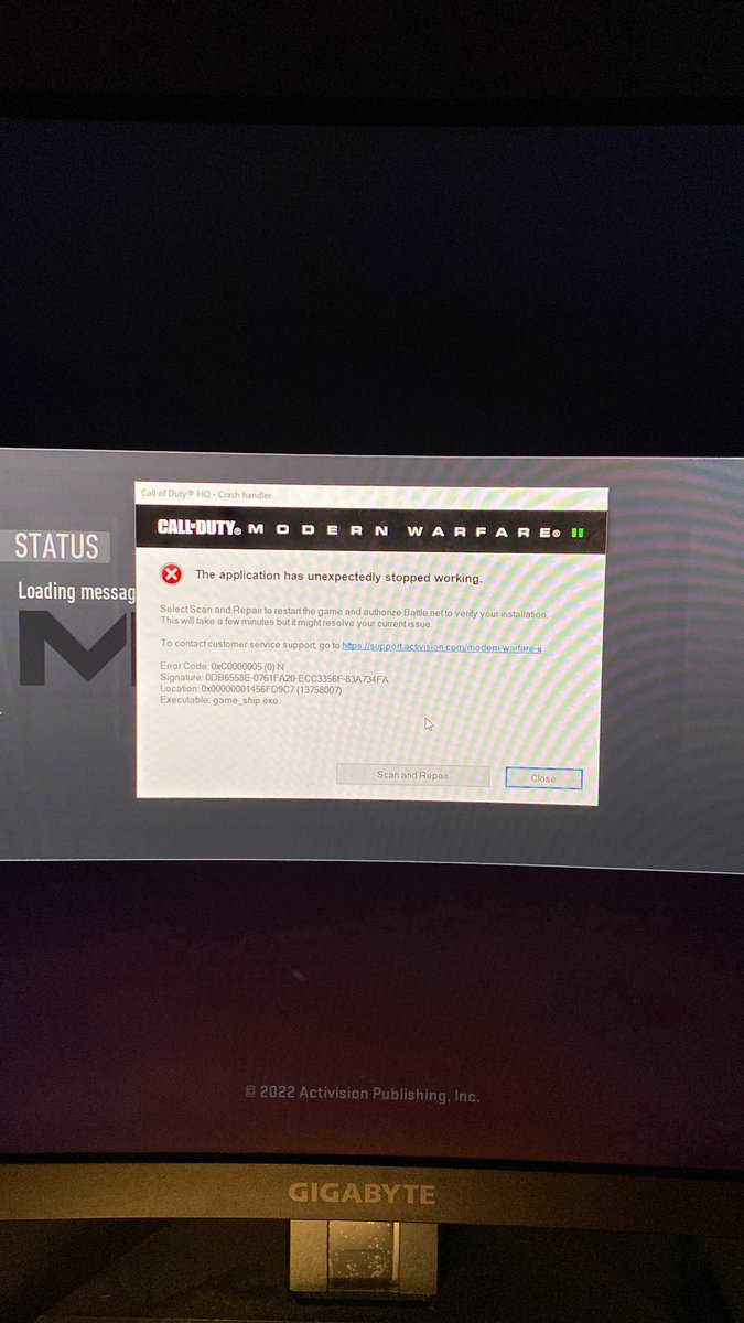 jagerhall's tweet photo. @InfinityWard If you’re wondering it’s now 8+ hours after launch. https://t.co/zGamvvZFNT