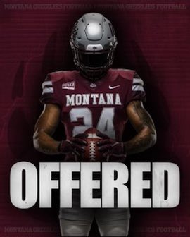 After a great conversation with <a href="/coach_rosy/">Timm Rosenbach</a>,I am honored to have received an offer from <a href="/MontanaGrizFB/">Montana Griz Football</a>.