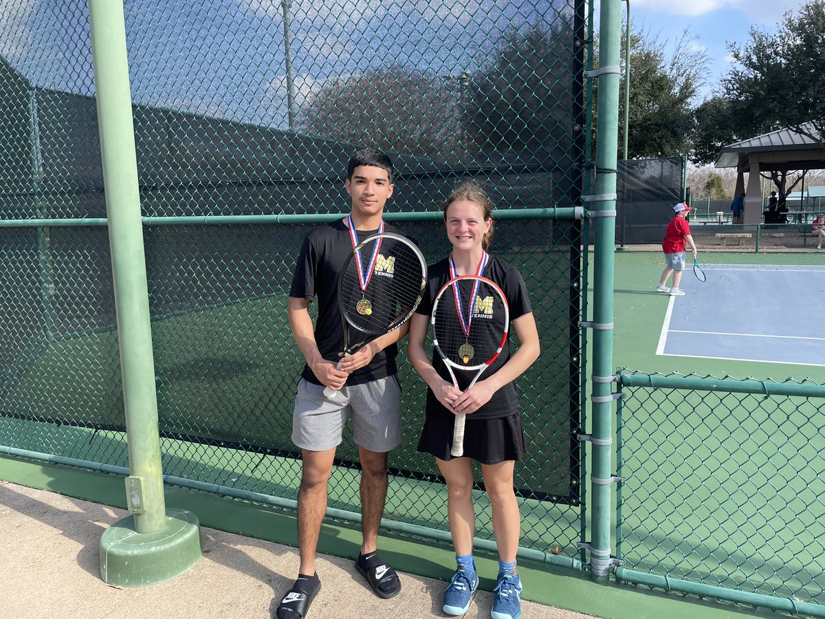 MHSTennis2's tweet photo. 19 of 21 players finished 3rd or higher at Waco Regional tournament. 18 players returned home with 1st or 2nd place medals. https://t.co/NzUhSDwkh1