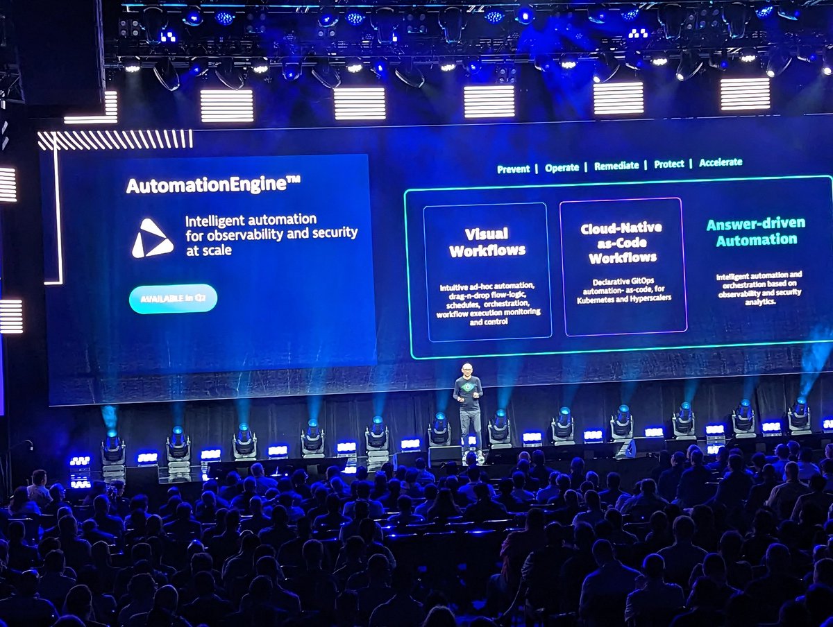 AutomationEngine and AppEngine will allow to solve many additional use cases, for which we already had the data in <a href="/Dynatrace/">Dynatrace</a> Great announcement at #Perform2023 !