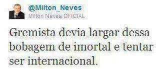 Milton Neves tweet media
