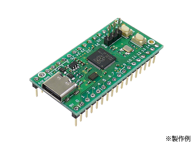 wakwak_akizuki's tweet image. RP2040マイコンボードキット
#秋月電子 akizukidenshi.com/catalog/g/gK-1…
Raspberry Pi FoundationのRP2040を搭載したマイコンボードです。30ピン全てのI/Oが引き出されています。フラッ
