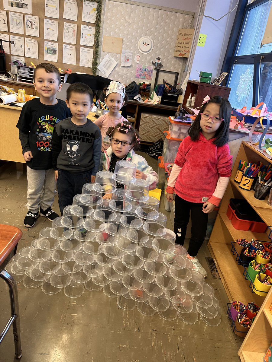 ps50si's tweet image. 100 cup STEM challenge! #scienceisfun #ps50
