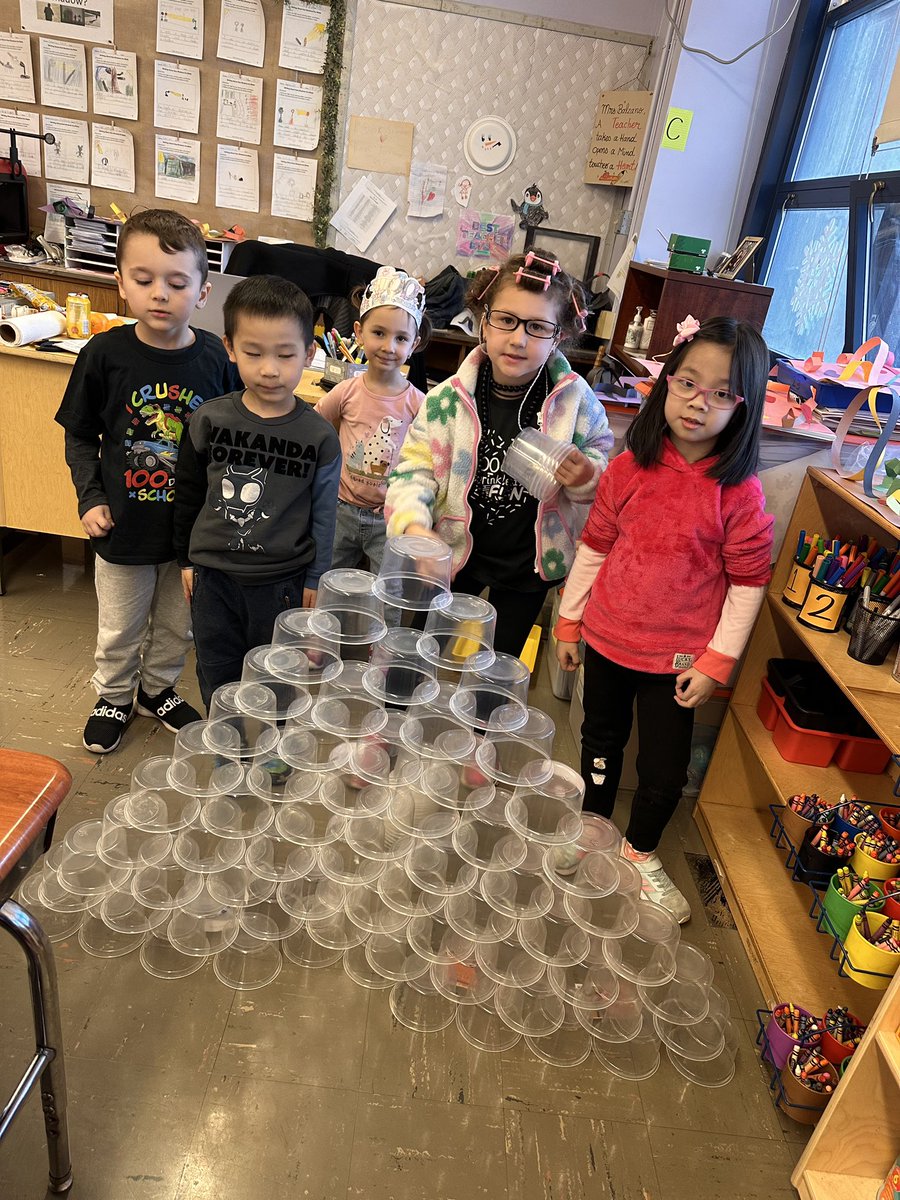 ps50si's tweet image. 100 cup STEM challenge! #scienceisfun #ps50
