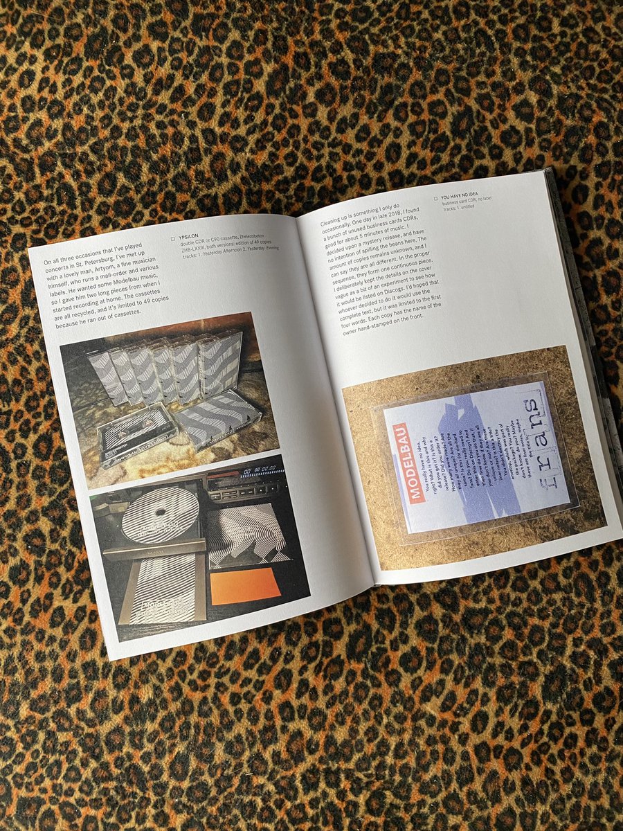 PapaSingChang's tweet photo. 本日のRecord Mail 🚚

Frans de Waard
Modelbau - X
100 pages, hardcover, CD付

2012年より続くFransのソロ
プロジェクト10年の記録
盟友Meeuwによるデザインも
素晴らしい✨
付属CDは70分を超える新録1曲
限定100部
Korm Plastics Vanity Series 第一作

#modelbau
#kormplastics https://t.co/OU35WrzOn0