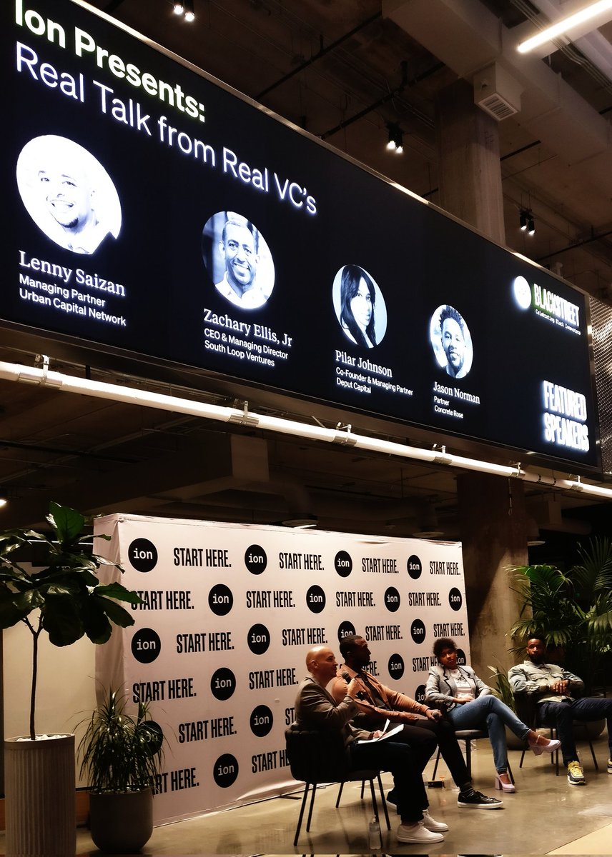MPDexpert's tweet photo. Great evening @TheIonHouston with @__LennyS__ with @UCNAccess moderating 'Real Talk from Real VCs'
Zachary Ellis Jr. of South Loop Ventures
@pilarj2020 of @DebutCapital
Jason Norman of @concreterosevc https://t.co/s2gcewWB4I