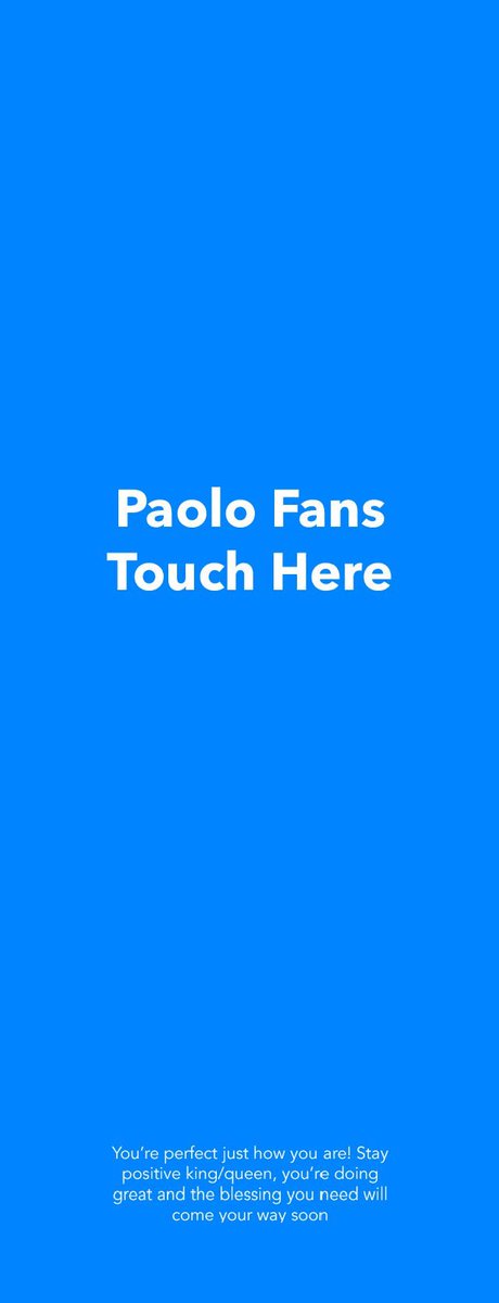 PaoloFanClub's tweet photo. 💙 https://t.co/w2RvkechNx