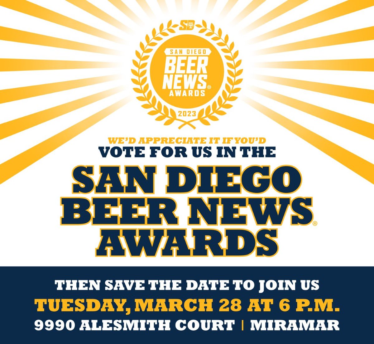 VOTE for KARL in the @SDBeerNews  awards! Click the link and be sure to show us some love (voting closes on the 28th!) 

bit.ly/SDBNA23BALLOT