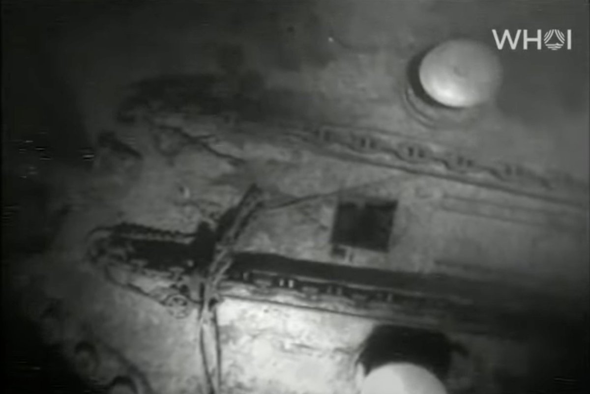 inquirerdotnet's tweet photo. ‘FIRST TIME HUMANS SET EYES ON TITANIC SINCE 1912’

LOOK: Rare video footage showing the Titanic ocean liner on the floor of the Atlantic is released by the Woods Hole Oceanographic Institution (WHOI). | 📷: WHOI/REUTERS https://t.co/rrWkFe3okU