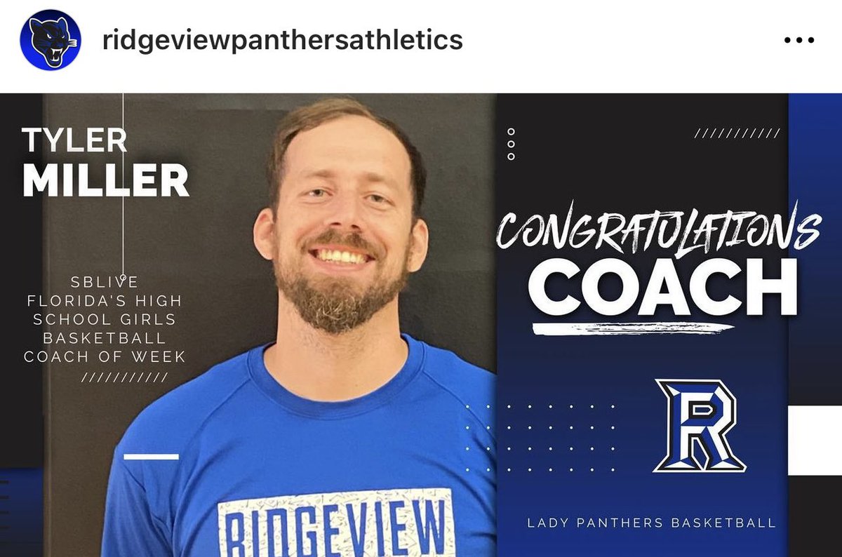 Congratulations to our coach for the selection of Coach of the week! Well deserved for sure!!!!