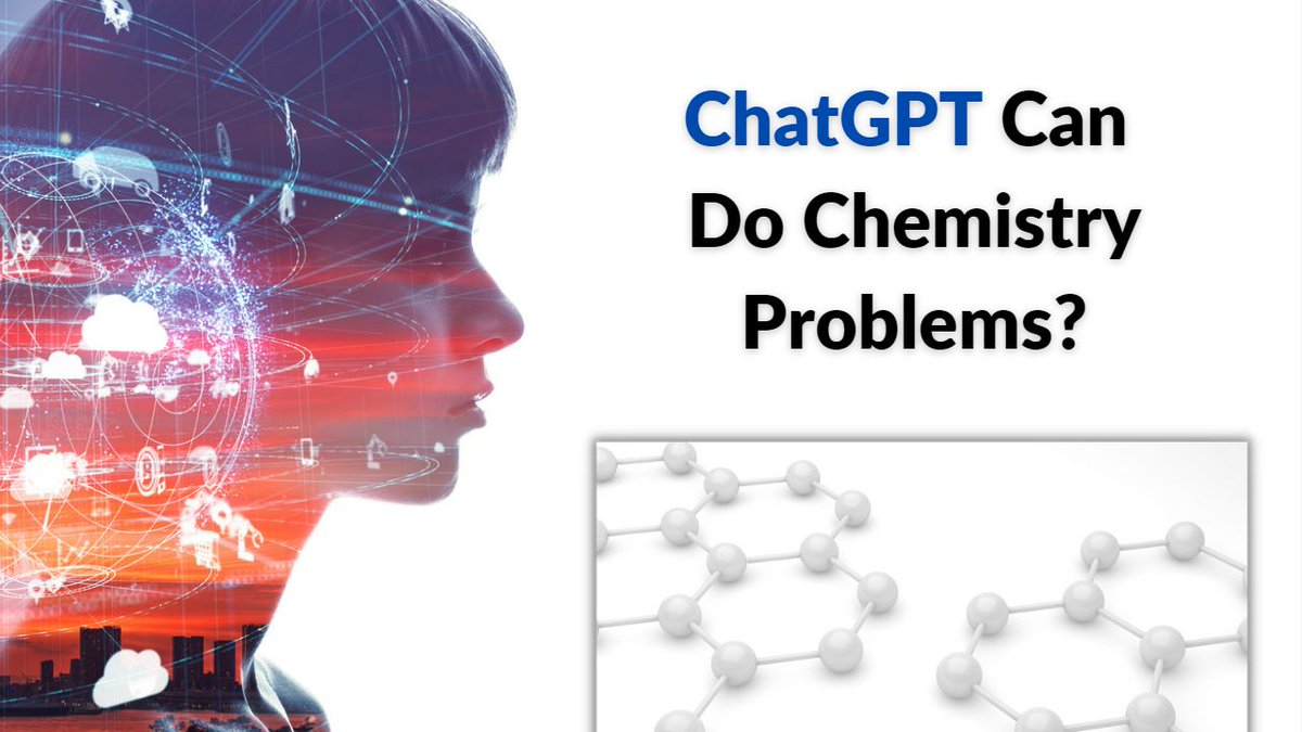 shanchemistry's tweet photo. ChatGPT Can Do Chemistry Problems? https://t.co/fZXMYUiyIo via @shan_chemi 

#ChatGPT  #AI #chemistry https://t.co/vBMyRZ1jwE