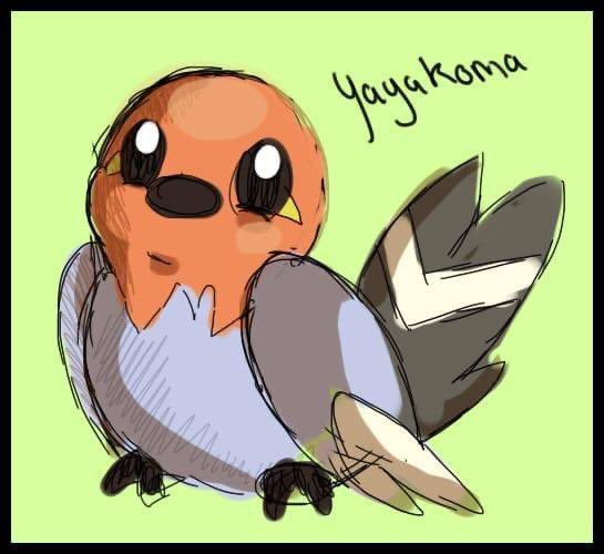 unibats's tweet image. The gen 6 regional birb  bean 🫘 

this is a very old sketch… &amp;lt;.&amp;lt;

#yayakoma #fletchling #regionalbird #gamefreak #fanart #flyingtype #oldart #pokemon