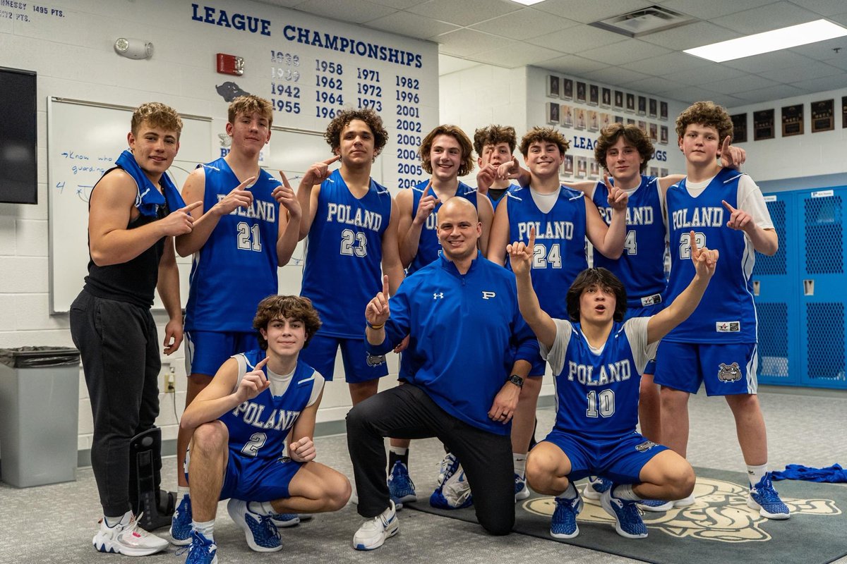 PolandAthletics's tweet photo. NE8 CHAMPIONS 🏀🔥 8th and 9th Grade Boys Basketball! https://t.co/3MdMrSw1NS