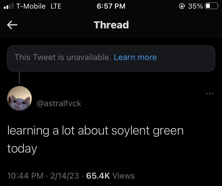 Paulie 🦴 on Twitter "Fun new Twitter glitch on this tweet about