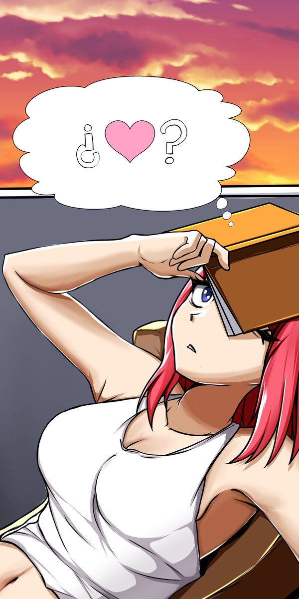 White♥さんがTwitterに投稿した中野二乃(五等分の花嫁)のイラスト。