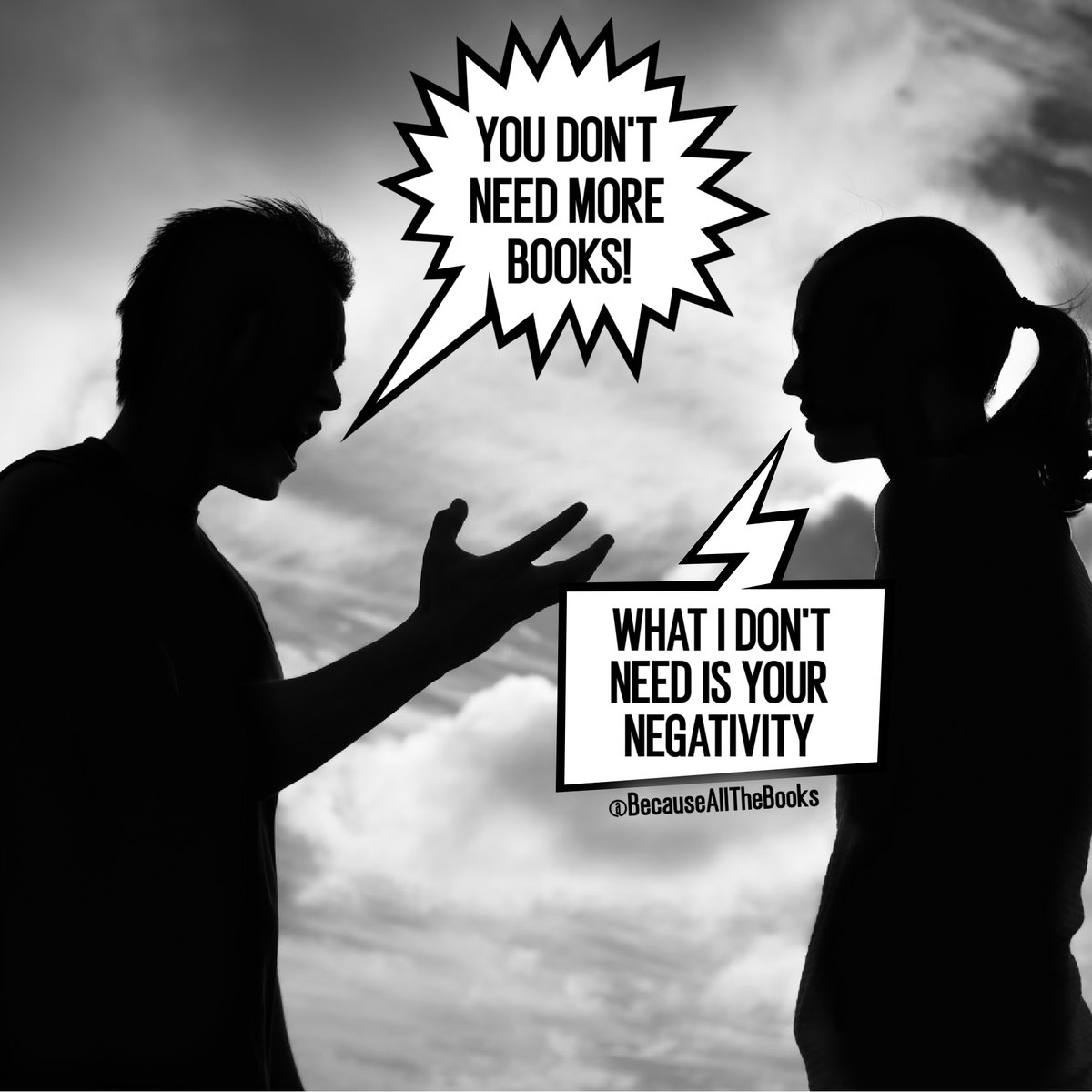 becausemybooks's tweet image. Conversations with people who don&apos;t get it...

#BecauseAllTheBooks #AddictedToReading #AddictedToBooks #ReadingAddict #BookNerdProblems