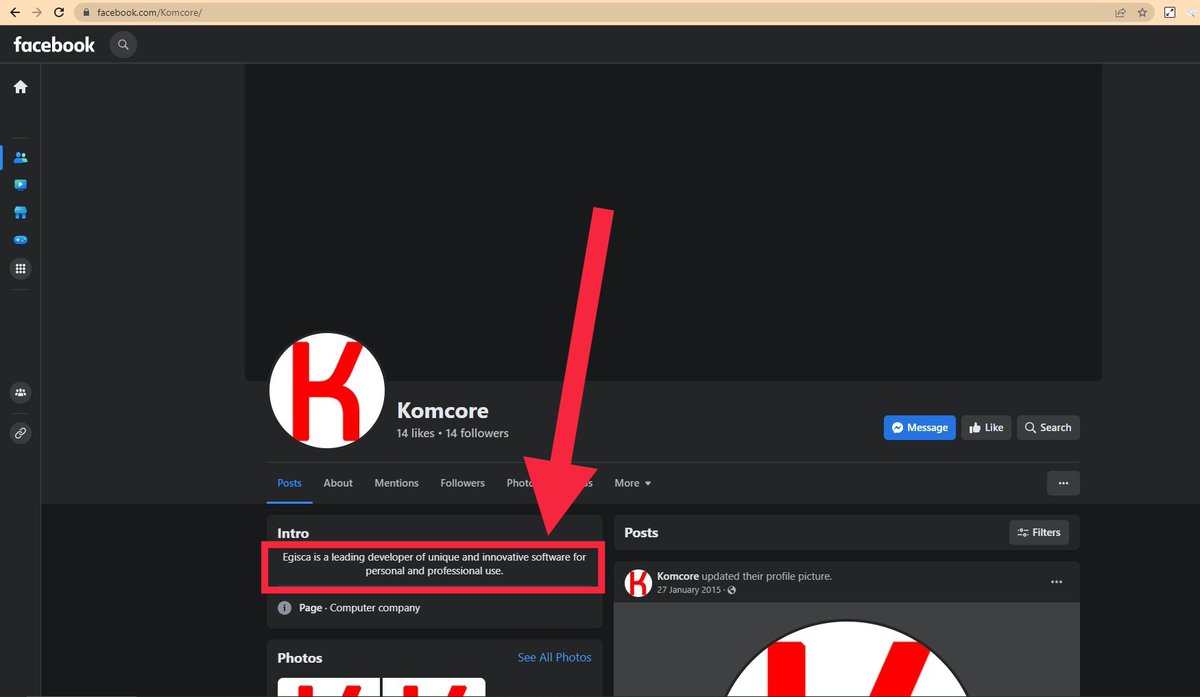 Houbbie_'s tweet photo. Whoopsie Doodle! #Bouzy forgot to scrub his FB page 😂
#IfSolo.com, his "dating" site he promoted with bots 🤖🤖🤖
#ByteCent also had credit cards that didn't get delivered, so it seems 😳
#Komcore's description still says #Egisca 🤭
.@Saqib_hmed
.@NatetheLawyer
.@dragnauct https://t.co/CK9XiwlBrv