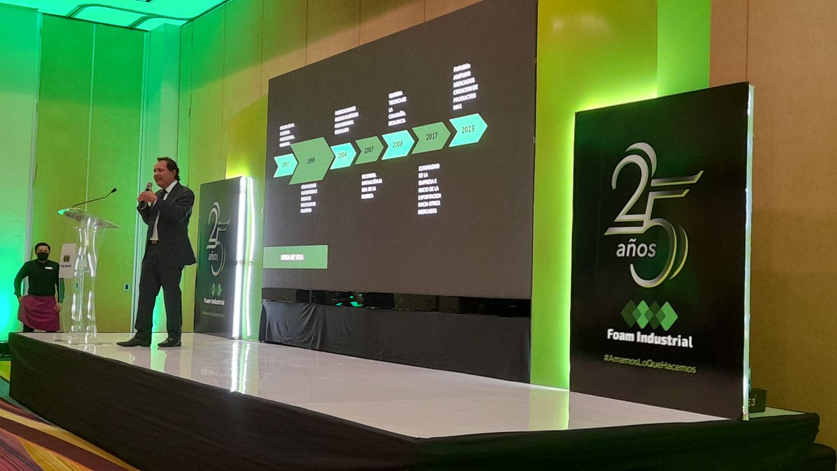 25 años. Iniciados como emprendimiento  de <a href="/FoamIndustrial/">Foam Industrial</a> ,  Gran  historia en Economía circular. Éxitos siempre! <a href="/FUNDEMAS/">FUNDEMAS</a> <a href="/MedioAmbienteSV/">Ministerio de Medio Ambiente</a> <a href="/ministerio/">ministerio</a> <a href="/EconomiaSV/">Ministerio de Economía</a> . Nuestro socio y  aliado de reciclaje inclusivo