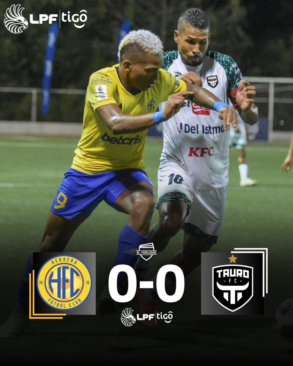 elmarcadortv's tweet photo. ¡SIN GOLES! 😕
El @TauroFC y el #HerreraFC igualan sin goles en la Jornada 6 del #TA2023 de la @LPFpanama. 🇵🇦
#HER #TAU #LPF #ElMarcadorTV https://t.co/or1CPHSUCY