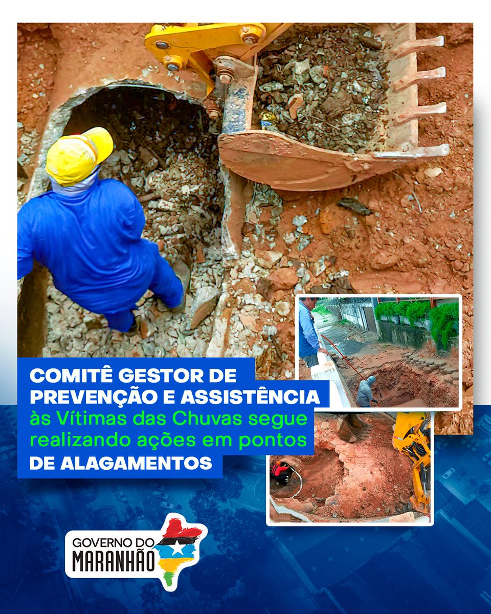 carlosbrandaoma's tweet photo. O nosso Comitê Gestor de Prevenção e Assistência às Vítimas das Chuvas segue realizando ações necessárias em todo o estado para dar continuidade aos resultados positivos de prevenção em pontos de alagamentos. https://t.co/7UtLT2eHyt
