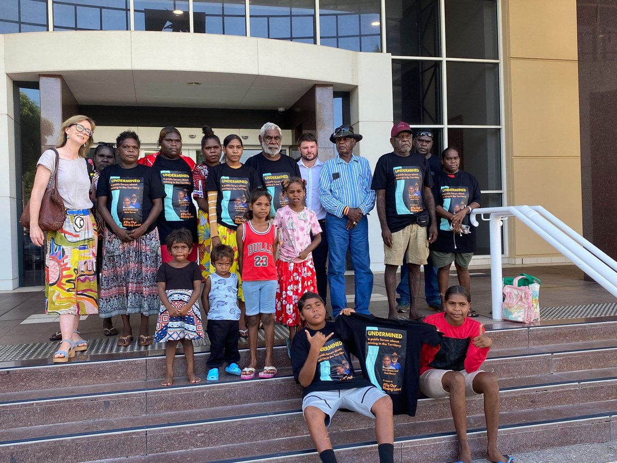 We’re honoured to be in the Supreme Court today with Jack Green, Josie Green and Borroloola community members over Glencore’s McArthur River Mine, represented by <a href="/EDOLawyers/">Environmental Defenders Office</a>.

Find out more about the case here: ecnt.org.au/mrm_campaign