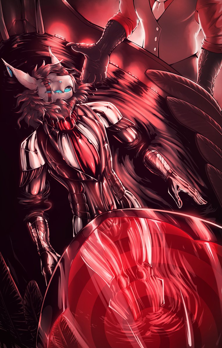 RavenMasterT's tweet photo. "You have done wonderfully, J8. Do not worry, I will be here, right beside you."
J8 gave a single nod and closed their eyes, sinking into the pleasantly warm goo.
A reminder they were not alone.
🎨@/SpectralRavenAD https://t.co/aq0jBvFz45