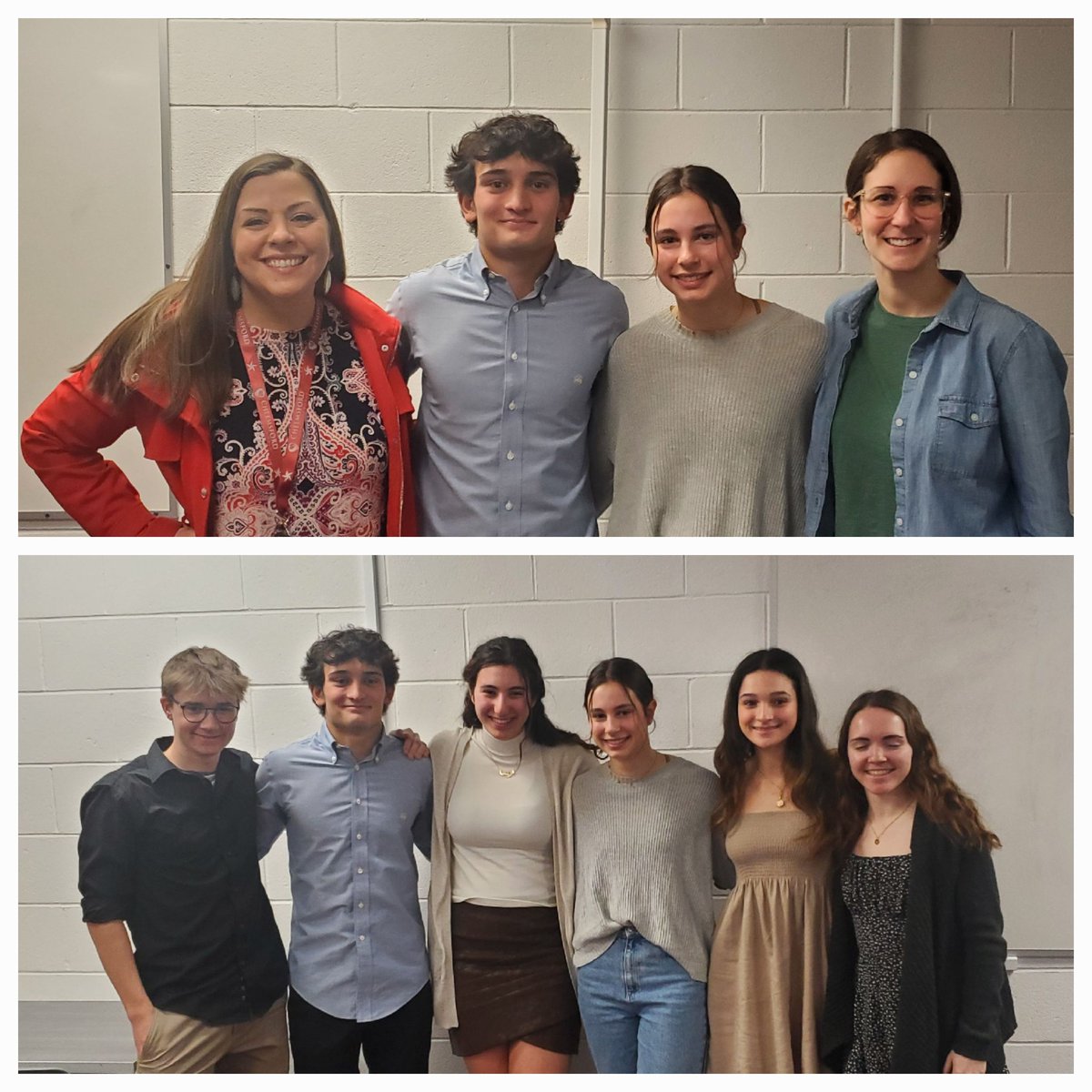 CHSWhitHouse's tweet photo. Big congratulations to all the CHS February @Rotary Students of the Month. Job well done 👊🦁. Special shout out to the Whittier students, Malena Lombardo and Jonah Abraham. @chs_principalma @CHS_HAWTHORNE @CHS_EMERSON @_LionsAthletics @CPSchoolsMA https://t.co/xAzbwyi5PG