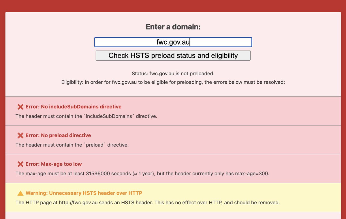 GovAuStandards's tweet photo. https://t.co/VKjG9EGbvc demonstrates interest in legal compliance regarding accessibility but a fundamental absence of competent web dev. Massive code bloat results in a catstrophic performance score. Pathetic security. Massive number of WAVE alerts. Pure mediocrity. https://t.co/kHNqmAHPVV