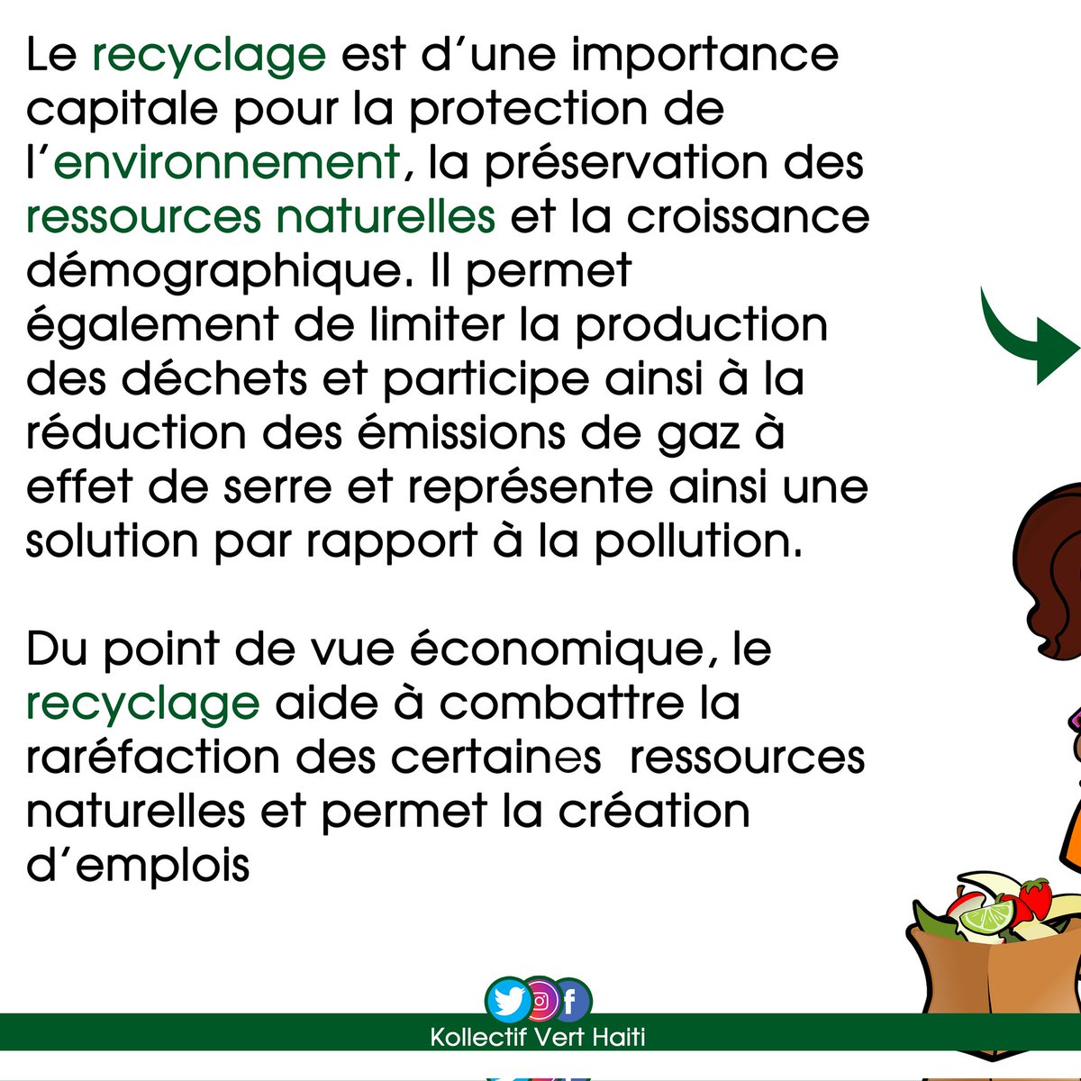 KollectifV's tweet photo. Pour la deuxième sortie de notre rubrique mensuelle. Informons-nous sur le recyclage.
♻️♻️♻️♻️♻️♻️♻️

Partagez au max ! https://t.co/noZ1ZZefyP