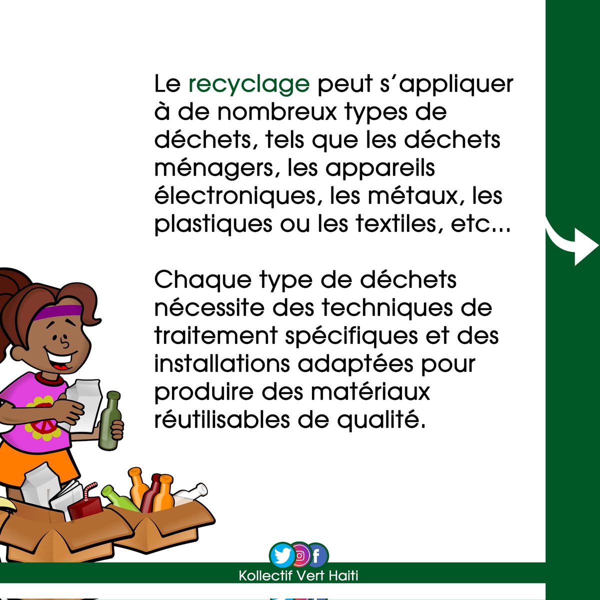KollectifV's tweet photo. Pour la deuxième sortie de notre rubrique mensuelle. Informons-nous sur le recyclage.
♻️♻️♻️♻️♻️♻️♻️

Partagez au max ! https://t.co/noZ1ZZefyP