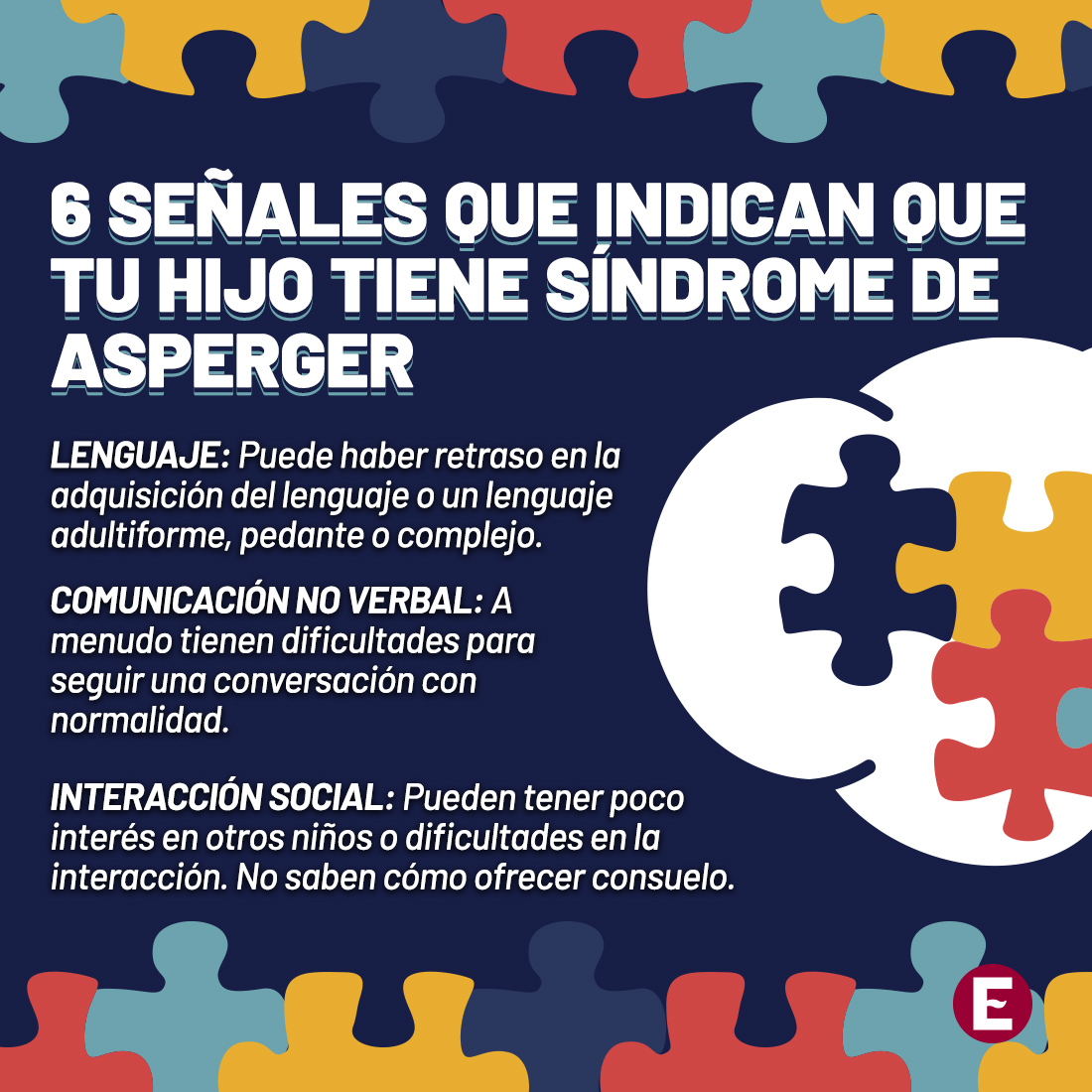 🧩💙 Estas son algunas señales a las que los padres deben estar atentos ...